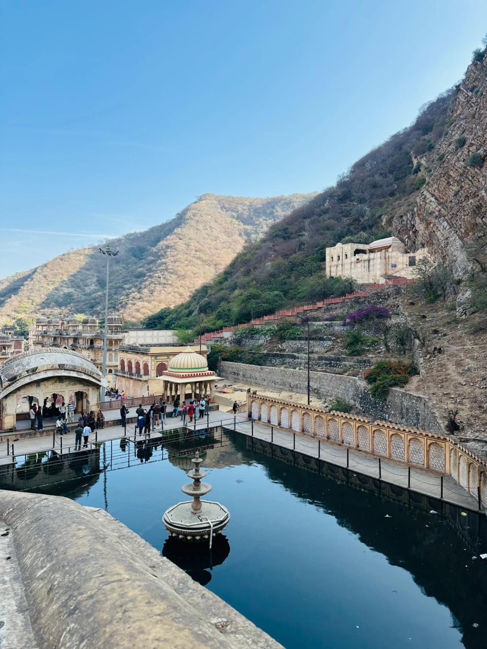 Ropeway cabins during sunset