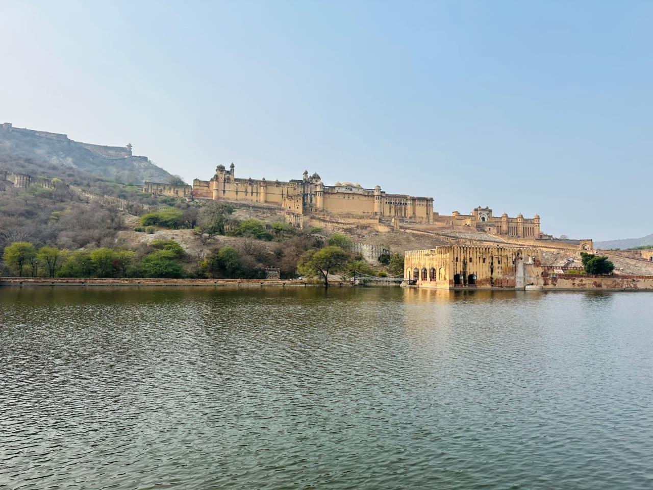 Amber fort reflection